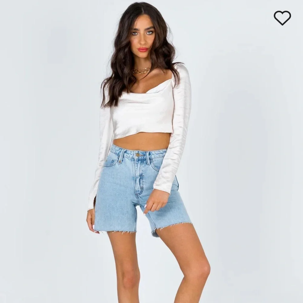 Princess Polly Love Song Draped Crop Top - Picture 6 of 7